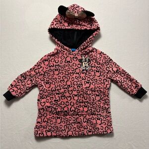 Disney Hoodie to Pillow Minnie Mouse Pink & Black